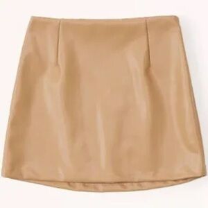 Vegan Leather Abercrombie skort